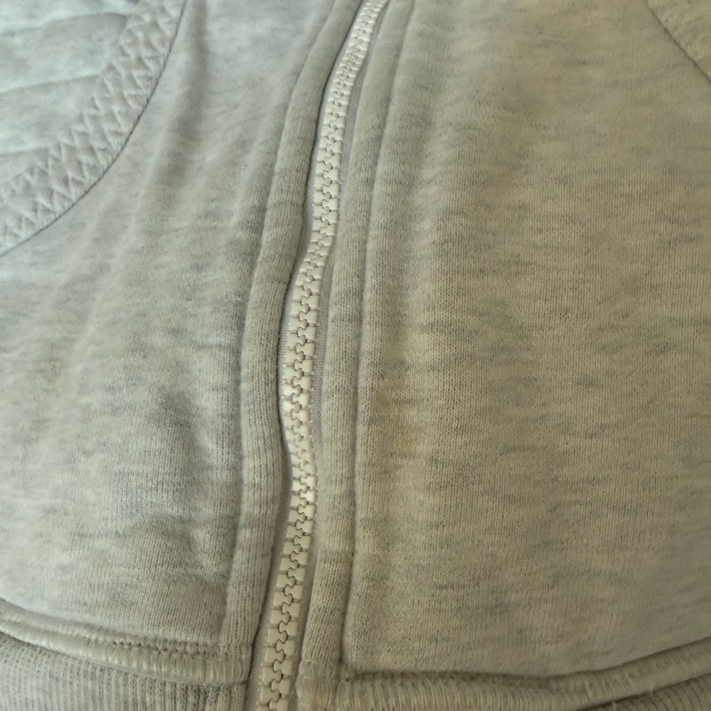 Lululemon Athletica Heather Gray Zip-Up Hoodie - Picture 2 of 4